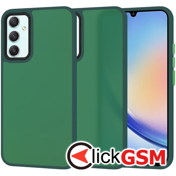 Techsuit - HaloFrost Series - Samsung Galaxy A34 5G - Midnight Green