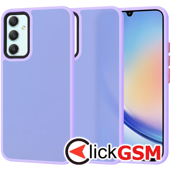 Techsuit - HaloFrost Series - Samsung Galaxy A34 5G - Light Purple