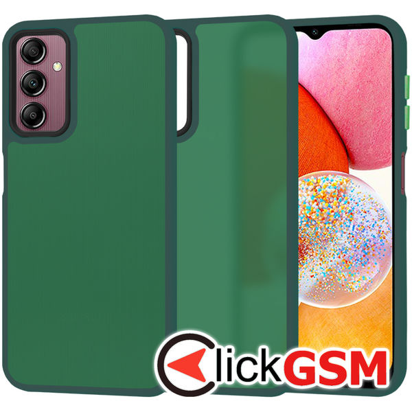Techsuit - HaloFrost Series - Samsung Galaxy A14 4G / A14 5G - Midnight Green