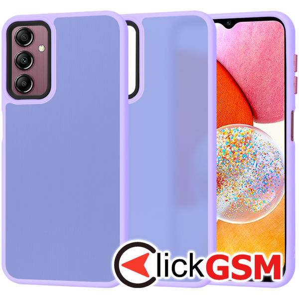 Techsuit - HaloFrost Series - Samsung Galaxy A14 4G / A14 5G - Light Purple