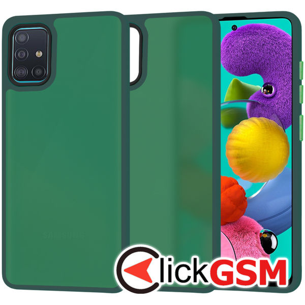 Techsuit - HaloFrost Series - Samsung Galaxy A51 4G - Midnight Green