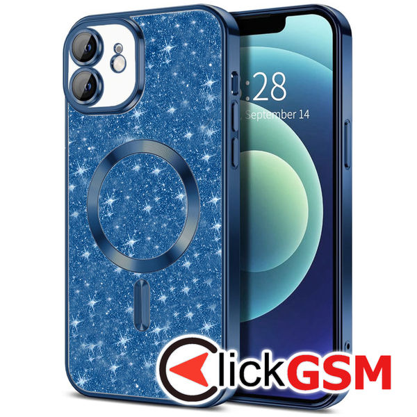 Techsuit - Luxury Glitter MagSafe - iPhone 12 - Deep Blue
