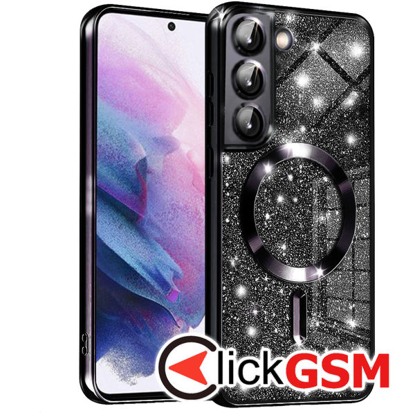 Techsuit - Luxury Glitter MagSafe - Samsung Galaxy S21 FE 5G - Black