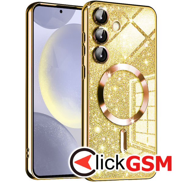 Techsuit - Luxury Glitter MagSafe - Samsung Galaxy S24 - Gold