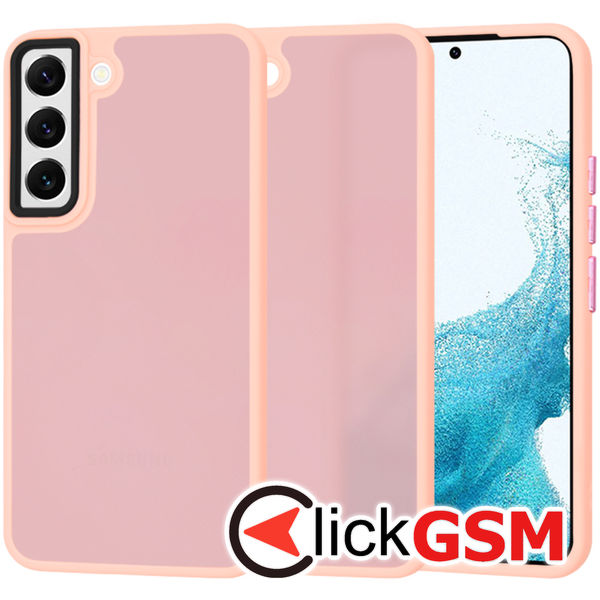 Techsuit - HaloFrost Series - Samsung Galaxy S22 5G - Pink