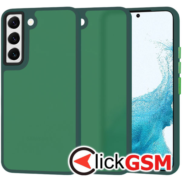 Techsuit - HaloFrost Series - Samsung Galaxy S22 5G - Midnight Green