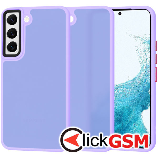 Techsuit - HaloFrost Series - Samsung Galaxy S22 5G - Light Purple