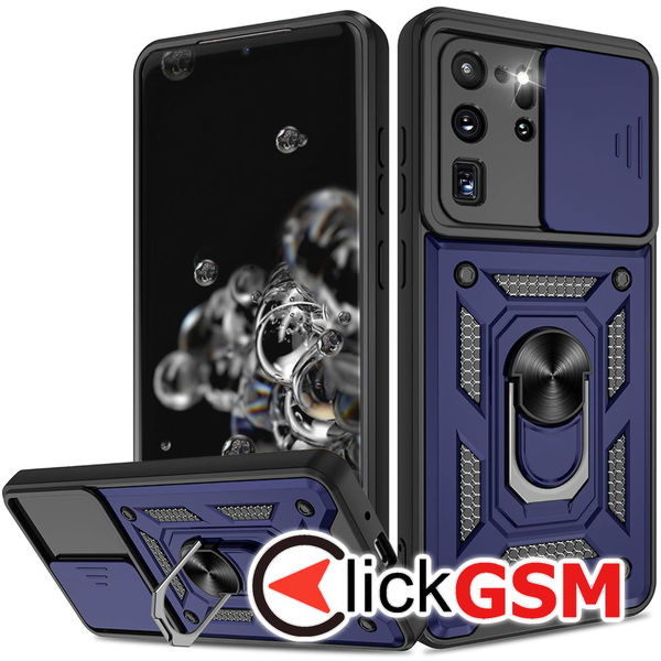 Techsuit - CamShield Series - Samsung Galaxy S20 Ultra 4G / S20 Ultra 5G - Blue