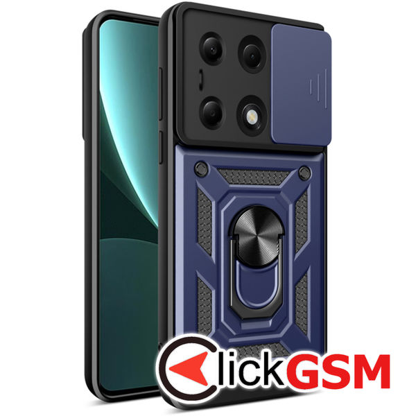 Techsuit - CamShield Series - Xiaomi Redmi Note 13 Pro 4G / Poco M6 Pro 4G - Blue