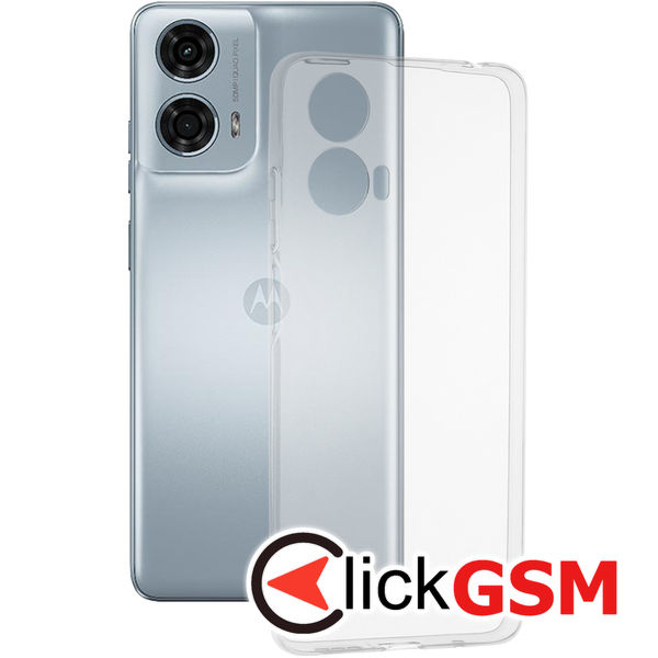 Techsuit - Clear Silicone - Motorola Moto G24 Power - Transparent