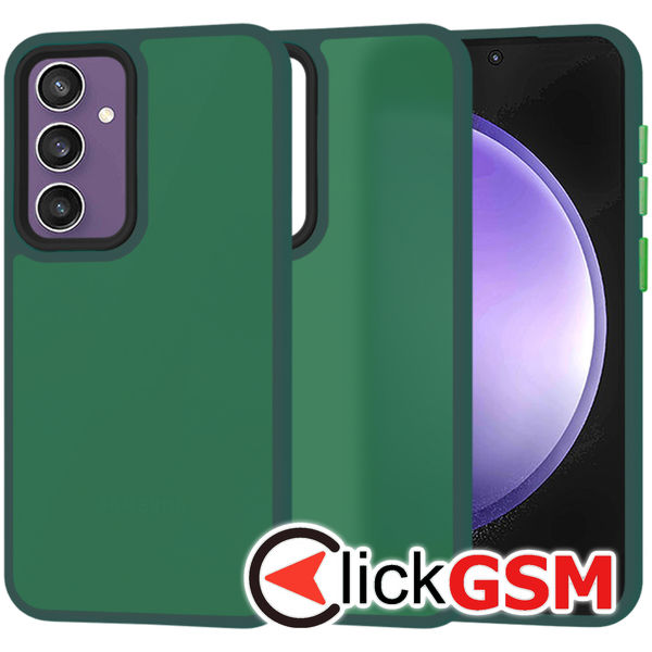 Techsuit - HaloFrost Series - Samsung Galaxy S23 FE - Midnight Green