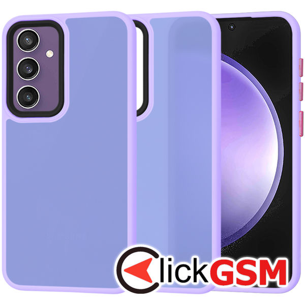 Techsuit - HaloFrost Series - Samsung Galaxy S23 FE - Light Purple