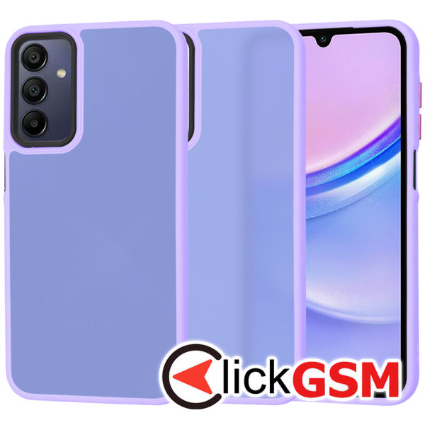 Techsuit - HaloFrost Series - Samsung Galaxy A15 4G / A15 5G - Light Purple