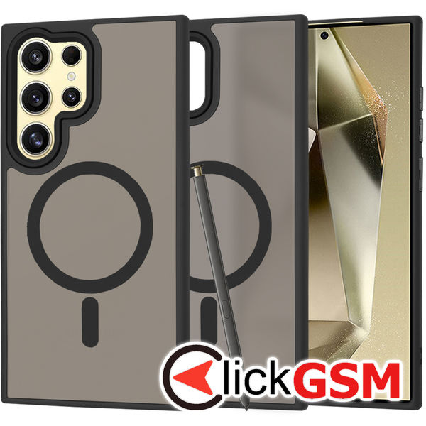 Techsuit - HaloFrost MagSafe Series - Samsung Galaxy S24 Ultra - Black