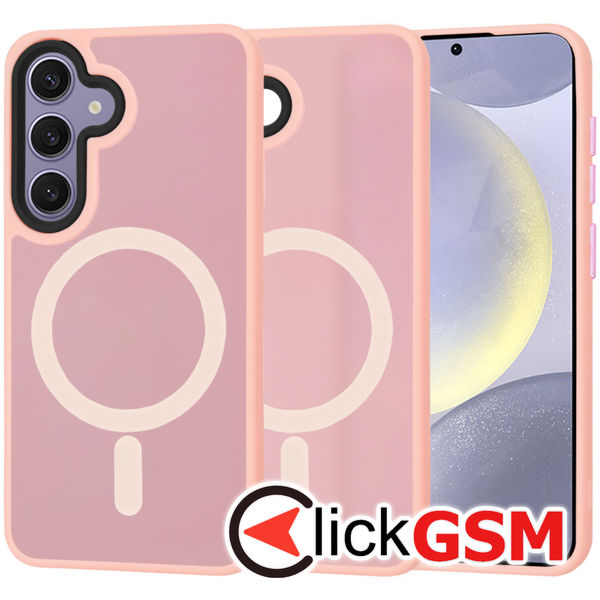 Techsuit - HaloFrost MagSafe Series - Samsung Galaxy S24+ - Pink