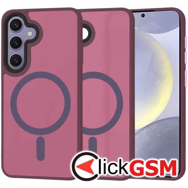 Techsuit - HaloFrost MagSafe Series - Samsung Galaxy S24+ - Bordeaux