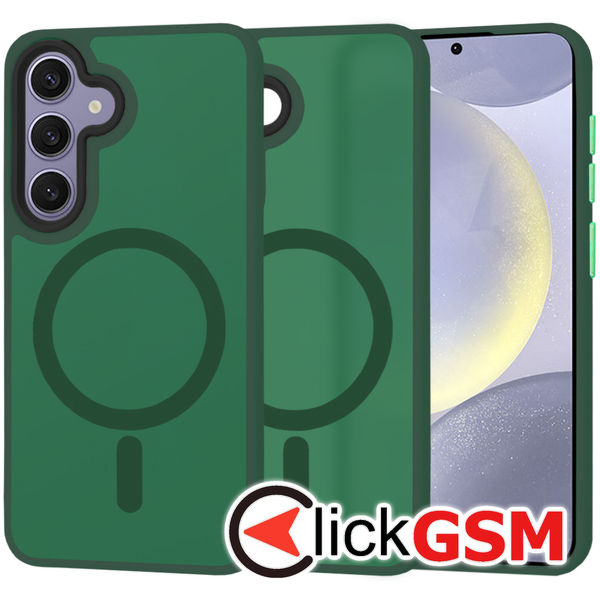 Techsuit - HaloFrost MagSafe Series - Samsung Galaxy S24+ - Midnight Green