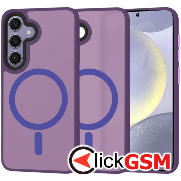 Techsuit - HaloFrost MagSafe Series - Samsung Galaxy S24+ - Deep Purple