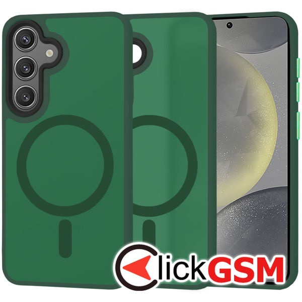 Techsuit - HaloFrost MagSafe Series - Samsung Galaxy S24 - Midnight Green