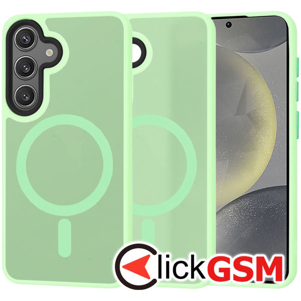 Techsuit - HaloFrost MagSafe Series - Samsung Galaxy S24 - Light Green