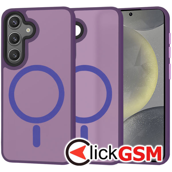 Techsuit - HaloFrost MagSafe Series - Samsung Galaxy S24 - Deep Purple