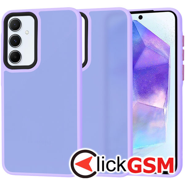 Techsuit - HaloFrost Series - Samsung Galaxy A55 5G - Light Purple