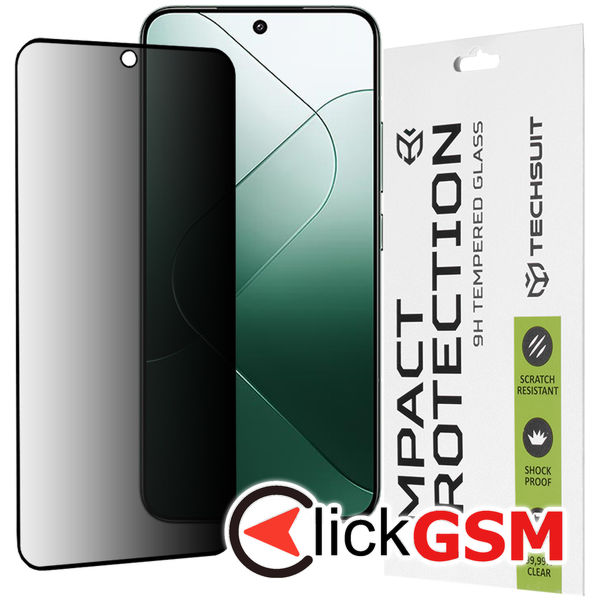 Techsuit - 111D Privacy Full?Glue - Xiaomi 14 - Black