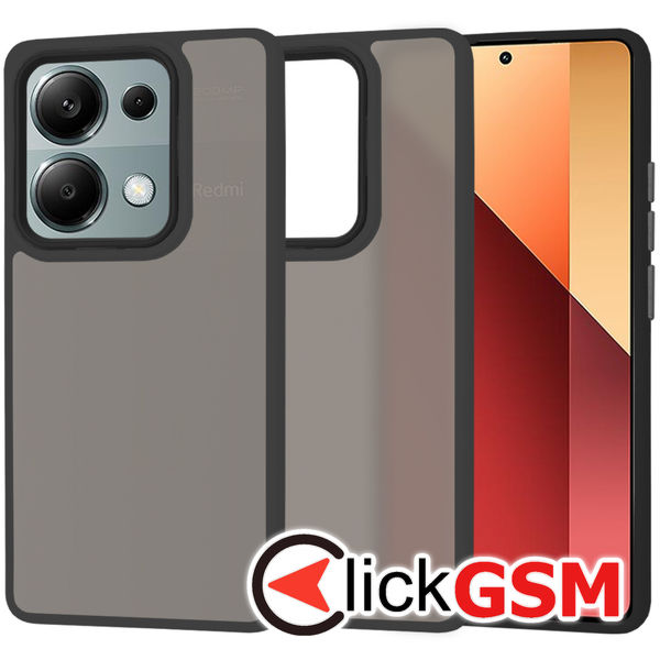 Techsuit - HaloFrost Series - Xiaomi Redmi Note 13 Pro 4G / Poco M6 Pro 4G - Black