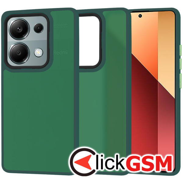 Techsuit - HaloFrost Series - Xiaomi Redmi Note 13 Pro 4G / Poco M6 Pro 4G - Midnight Green