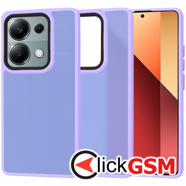Techsuit - HaloFrost Series - Xiaomi Redmi Note 13 Pro 4G / Poco M6 Pro 4G - Light Purple