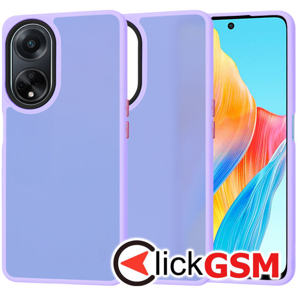 Techsuit - HaloFrost Series - Oppo A98 5G - Light Purple