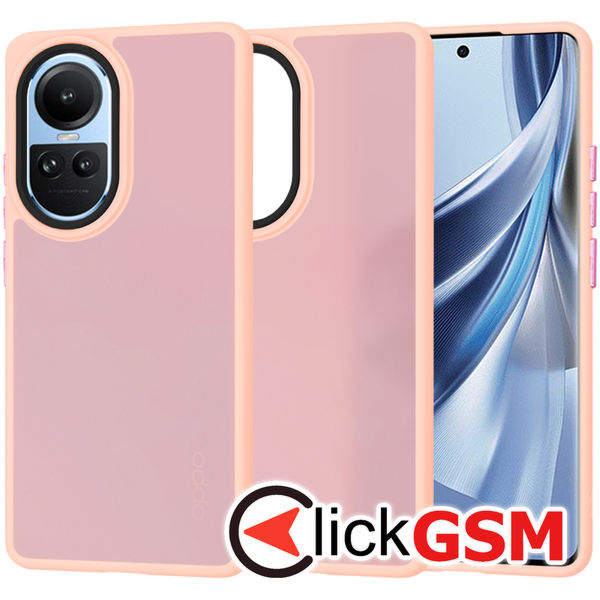 Techsuit - HaloFrost Series - Oppo Reno10 / Reno10 Pro - Pink