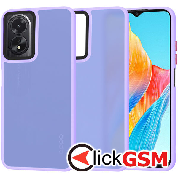 Techsuit - HaloFrost Series - Oppo A38 / A18 - Light Purple