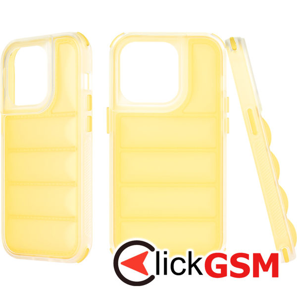 Techsuit - Wave Shield - iPhone 14 Pro - Yellow