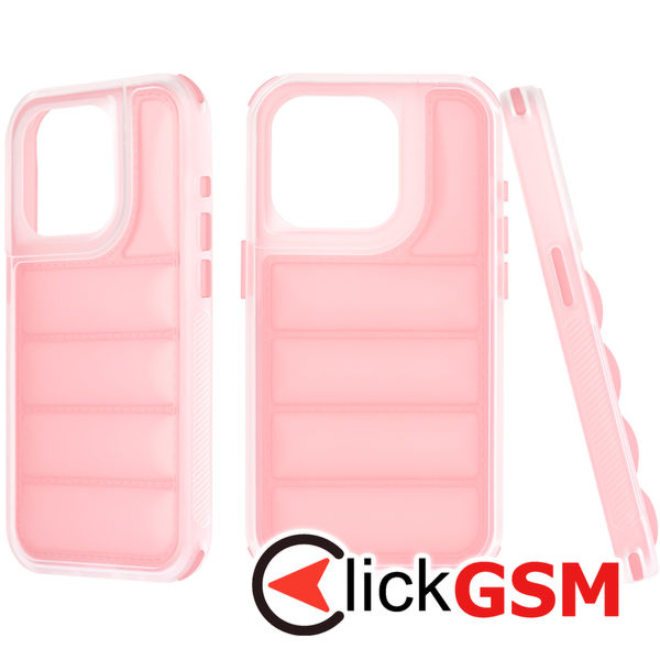 Techsuit - Wave Shield - iPhone 15 Pro - Pink