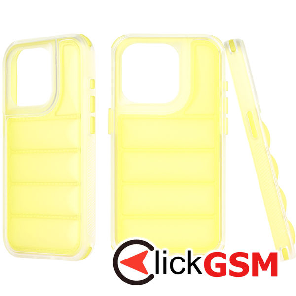 Techsuit - Wave Shield - iPhone 15 Pro - Yellow