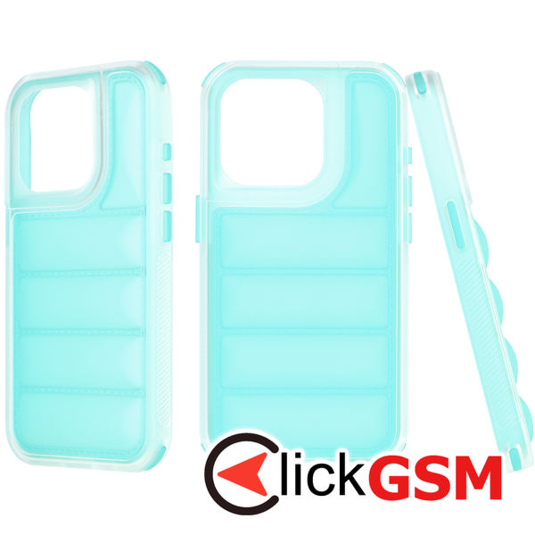 Techsuit - Wave Shield - iPhone 15 Pro - Turquoise