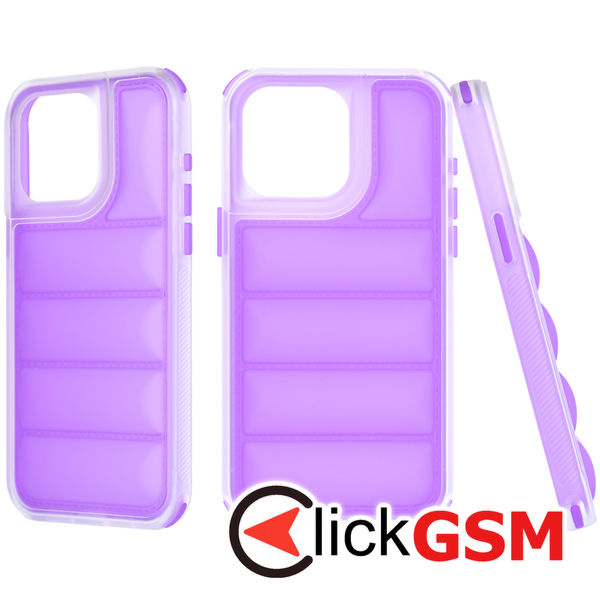 Techsuit - Wave Shield - iPhone 15 Pro Max - Violet