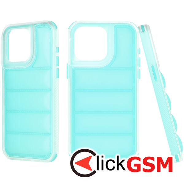 Techsuit - Wave Shield - iPhone 15 Pro Max - Turquoise