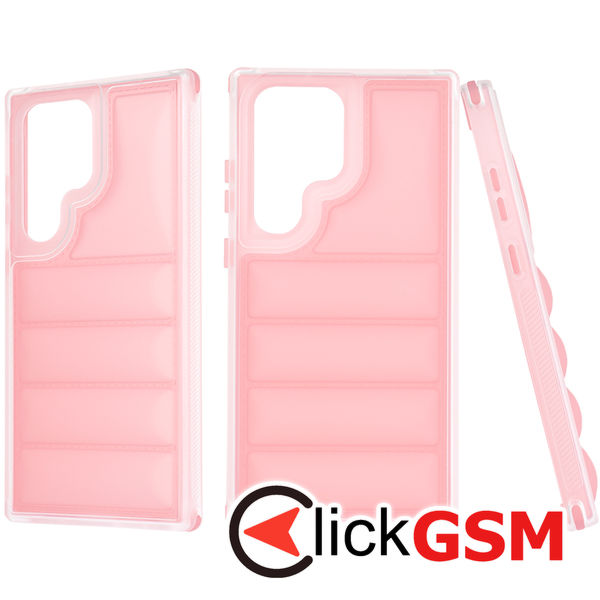 Techsuit - Wave Shield - Samsung Galaxy S23 Ultra - Pink