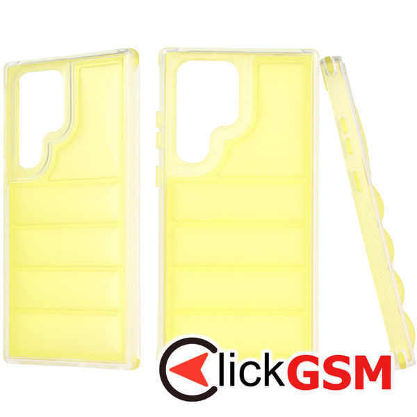 Techsuit - Wave Shield - Samsung Galaxy S23 Ultra - Yellow