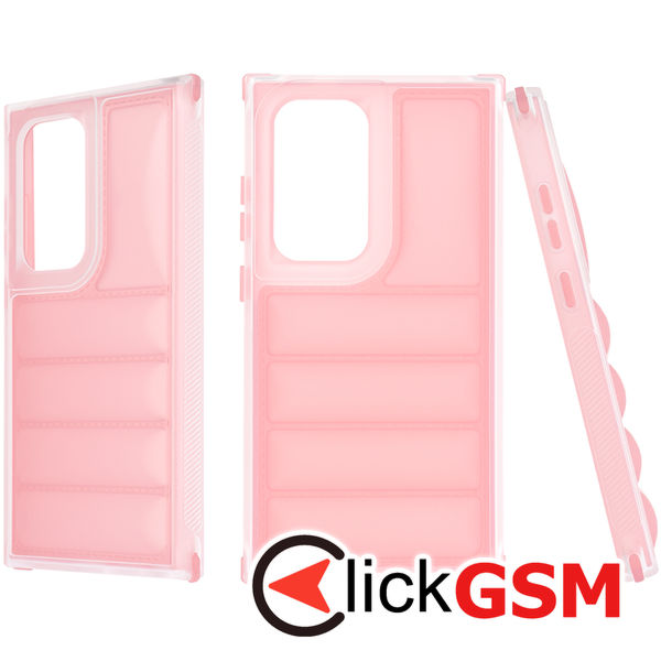 Techsuit - Wave Shield - Samsung Galaxy S24 Ultra - Pink