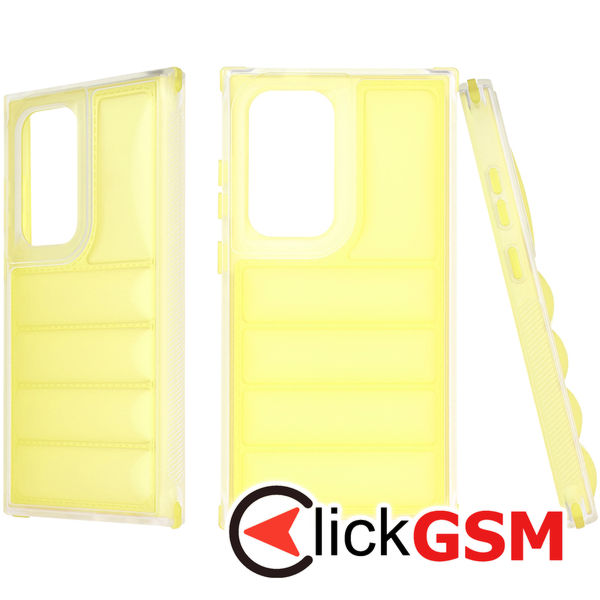 Techsuit - Wave Shield - Samsung Galaxy S24 Ultra - Yellow
