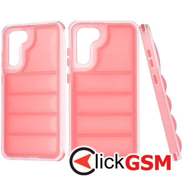 Techsuit - Wave Shield - Samsung Galaxy S21 FE 5G - Red