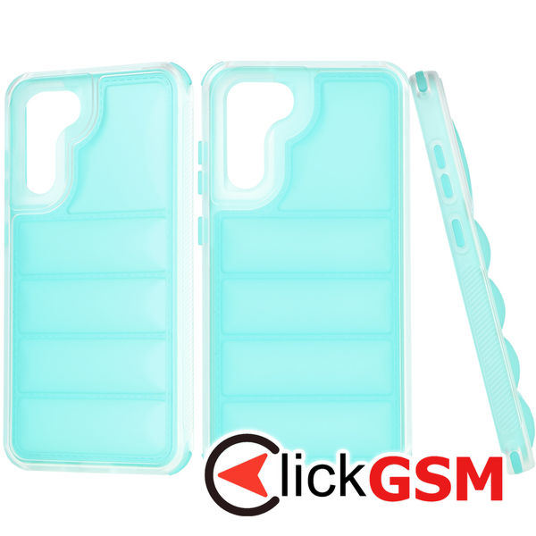 Techsuit - Wave Shield - Samsung Galaxy S21 FE 5G - Turquoise