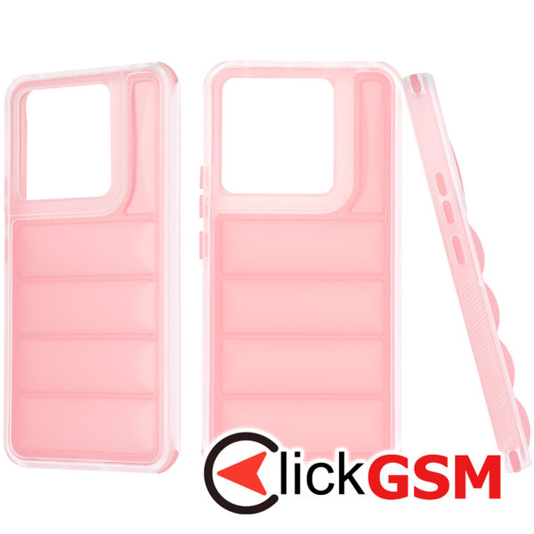 Techsuit - Wave Shield - Xiaomi Redmi Note 13 Pro 5G / Poco X6 - Pink