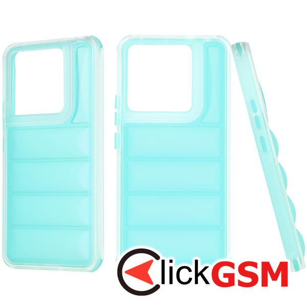 Techsuit - Wave Shield - Xiaomi Redmi Note 13 Pro 5G / Poco X6 - Turquoise