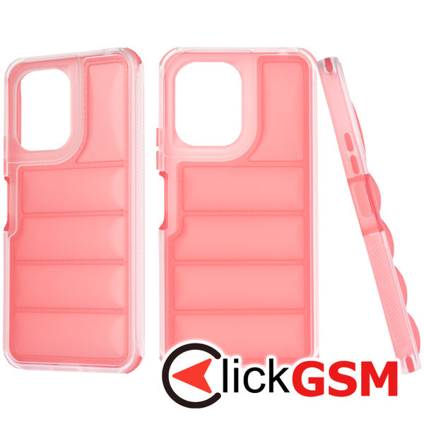 Techsuit - Wave Shield - Xiaomi Redmi 13C 4G / 13C 5G / Poco M6 / C65 - Red