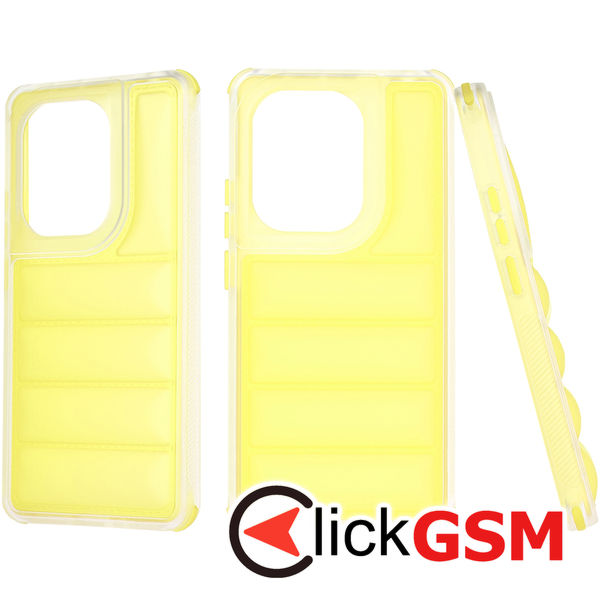 Techsuit - Wave Shield - Xiaomi Redmi Note 13 Pro 4G / Poco M6 Pro 4G - Yellow