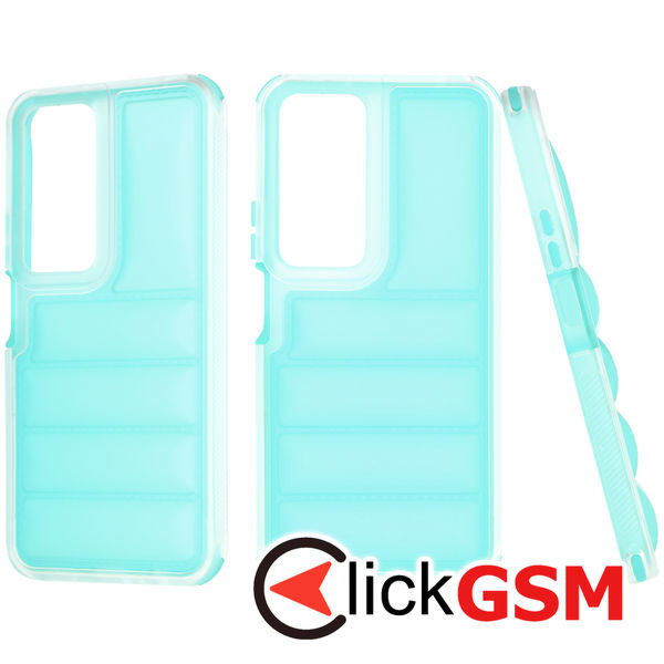 Techsuit - Wave Shield - Honor X7b / X7b 5G / 90 SMART - Turquoise